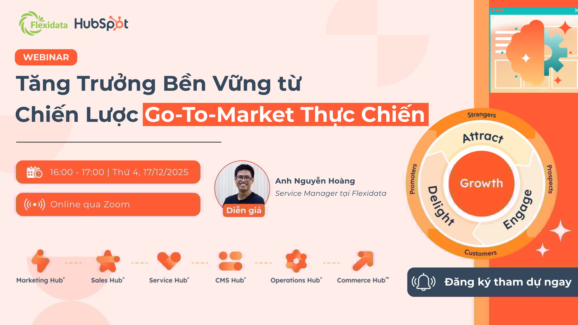 Webinar Tăng Trưởng Bền Vững từ Chiến Lược Go-To-Market Thực Chiến